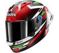 Casco Integrale Shark AERON-GP FIM RACING -1 Firstlap Carbon Rosso Verde M