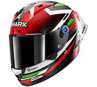 SHARK SHARK - Casco Aeron-GP FIM Racing Firstla Carbon / Rosso / Verde S