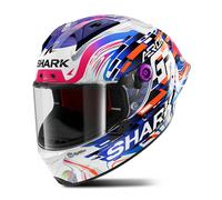 Casco Integrale Shark Aeron-Gp Carbon Replica Zarco Gp De France Viola Blu L