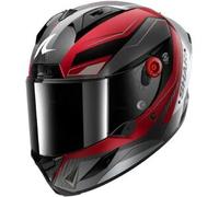 Shark Aeron Mekarium, casco integrale XXL female Nero/Rosso/Argento