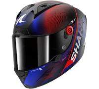 Casco Integrale Shark Aeron Speed-Tech Carbon Blu Rosso Opaco S