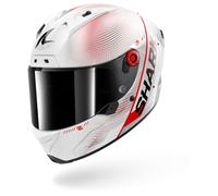 SHARK Casco integrale Aeron Speed-Tech Carbon Bianco/Rosso Taglia L