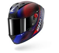 SHARK Casco integrale Aeron Speed-Tech Carbon opaco Nero/Blu/Rosso Uomo XS