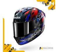 Casco Integrale Shark AERON ZARCO GP DE FRANCE Nero Lucido HE0150EDBU - L