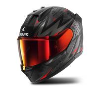 Casco Integrale Shark D-Skwal 3 Blast-R Nero Antracite Rosso Opaco M