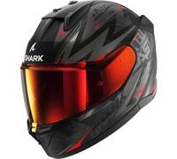 Casco Integrale Shark D-Skwal 3 Blast-R Nero Antracite Rosso Opaco S