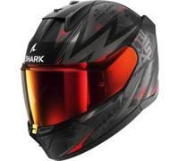 Casco Integrale Shark D-Skwal 3 Blast-R Nero Antracite Rosso Opaco XS