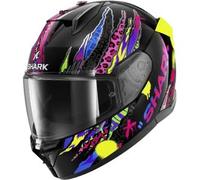 Casco Integrale Shark D-Skwal 3 Fawn Nero Viola Giallo M