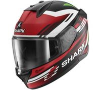 SHARK Casco integrale D-Skwal 3 Firstlap nero-bianco-rosso-verde Taglia S per maschi