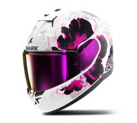 Casco Integrale Shark D-Skwal 3 Mayfer Bianco Cromo/RossoXS Bianco Cromo,Rosso