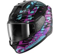 Casco Integrale Shark D-Skwal 3 Reptaia Cameleon Nero Opaco XS