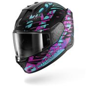 Casco Integrale Shark D-Skwal 3 Reptaia Cameleon Nero Opaco M