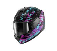 Casco Integrale Shark D-Skwal 3 Reptaia Cameleon Nero Opaco L