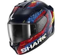 Casco Integrale Shark D-Skwal 3 Speed-Vib Blu Rosso Lucido XXL