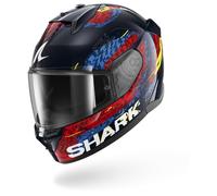 Casco Integrale Shark D-Skwal 3 Speed-Vib Blu Rosso Lucido XXL