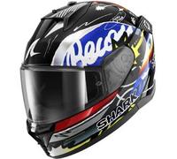 Casco Integrale Shark D-Skwal 3 Streetrush Nero Blu Chrom XL
