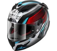 Casco integrale Shark RACE-R PRO CARBON ASPY in fibra Carbon Rosso Blu M