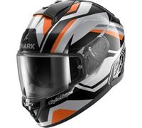 Casco Integrale Shark Ridill 2 Apex Silver Nero Arancione S