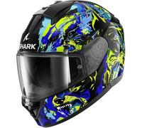 Casco Integrale Shark RIDILL 2 RAGING BEAST Black Blue Green Taglia:XS