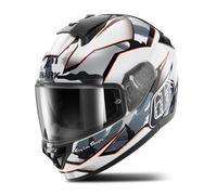 Shark Ridill 2 Matrix Camo Casco, bianco-argento, taglia M per maschi