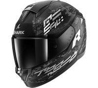 Casco Integrale Shark RIDILL 2 MOLOKAI Mat Black White Silver