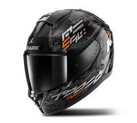 Casco Integrale Shark Ridill 2 Molokai Mat Nero/Argento/ArancioL Nero,Argento,Arancio