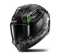 SHARK, Casco Moto Integrale RIDILL 2 MOLOKAI Black / Green / Grey KSG, S