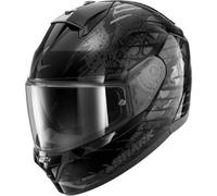 Casco Integrale Shark Ridill 2 Reptaia Nero Antracite Silver XL