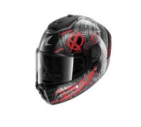 SHARK Casco Integrale SPARTAN RS Carbon Shiever – Carbonio Rosso/Nero Taglia XL