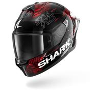 SHARK Casco integrale Skwal Cup Speed-Vib Taglia M Donna Nero/Grigio Scuro/Rosso/Bianco