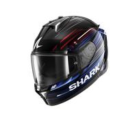 SHARK Casco integrale Skwal i3 Light-Blur Nero/Rosso/Blu Taglia L