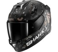 Casco Integrale Shark Skwal i3 Hellcat Nero Chrome Antracite Opaco XS