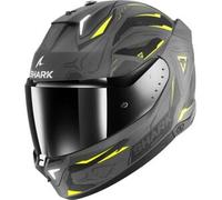 Casco Integrale Shark Skwal i3 Linik Nero Antracite Giallo Opaco XXL
