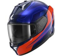 Casco Integrale Shark Skwal i3 Mekarium Blu Arancione Lucido M