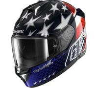 Casco Integrale Shark Skwal i3 Us Flag Blu Rosso Bianco M