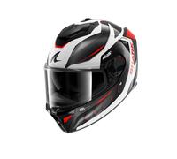 Casco Integrale Shark Spartan Gt Pro Carbon Mekarium Carbon Silver Rosso Lucido XL