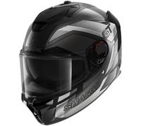Casco Integrale Shark Spartan Gt Pro Carbon Ritmo Silver Chrome Opaco XS