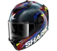 Casco Integrale Shark Spartan Gt Pro Carbon Speed-Vib Carbon Blu Rosso Lucido L