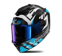 Casco Integrale Shark Spartan GT Pro Carbonio Bianco/BluS Bianco,Blu