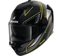 Casco Integrale Shark Spartan Gt Pro Troyan Nero Antracite Giallo Opaco S