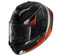 Casco Integrale Shark Spartan Rs Byrhon Nero Arancio Chrome Opaco XS