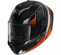 Casco Integrale Shark Spartan Rs Byrhon Nero Arancio Chrome Opaco XXL