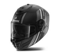 Casco Integrale Shark Spartan RS Carbon Shawn Argento/AntraciteM Argento,Antracite
