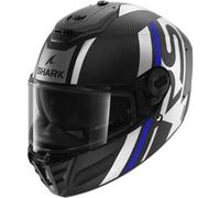 Casco Integrale Shark Spartan Rs Carbon Shawn Blu SIlver Opaco L