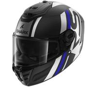 Casco Integrale Shark Spartan Rs Carbon Shawn Blu SIlver Opaco XS