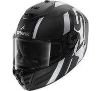 Casco Integrale Shark Spartan Rs Carbon Shawn Nero Silver Opaco XXL