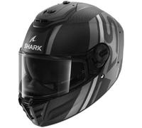 Casco Integrale Shark Spartan Rs Carbon Silver Antracite Opaco L