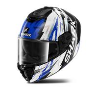 Casco Integrale Shark Spartan Rs Hibolt Nero Blu Cromato L
