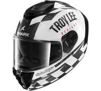 Shark Spartan RS Raceshop Troy Lee, casco integrale S male Bianco/Nero