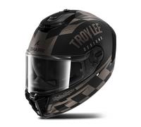 Shark Spartan RS Raceshop Casco, nero-grigio, taglia L per maschi